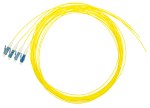 Pigtail LC/UPC 9/125µm OS2, Easy Strip, délka 2m, žlutá, 4ks
