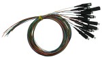 Pigtail SC, 50/125µm OM3, délka 2m, 12ks, PREMIUM třída B