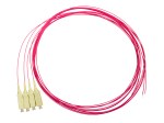 Pigtail SC 50/125µm OM4, Easy Strip, délka 2m, fialová, 4ks