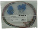 Pigtail SC, 9/125µm OS2, délka 2m, 12ks, PREMIUM třída B