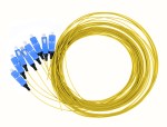 Pigtail SC 9/125µm OS2, Easy Strip, délka 2m, žlutá, 4ks