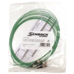 Pigtail ST 50/125µm OM2, Easy Strip, délka 2m, zelená, 4ks