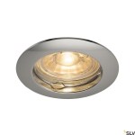PIKA QPAR51, Recessed ceiling luminaire, chrome, max. 50W
