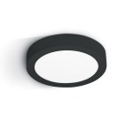 Plano Roand LED Plafo 30W, 1797lm, 3000K, 230V, IP40,black