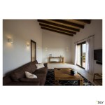 PLASTRA nastenna kruhova bila sadra 230V G9 42W