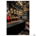 PLASTRA stropni ctvercova bila sadra 230V GU10 35W