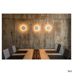 PLASTRA, wall light, LED, 3000K, round, white plaster