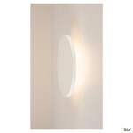 PLASTRA, wall light, LED, 3000K, round, white plaster