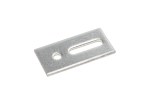 Plocháč nerez 82x40x5 kruhový a oválný otvor 11mm AN9806/A2