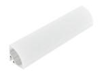 PMMA cover TB round opal - L-2000mm B-24,4mm H-24,4mm
