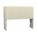 Podstavec k zakopání polyesterový, 950x1115x320, RAL7032