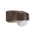 Pohyb. č. nástěnné/stropní venkovní, 280°, Ø20m, IP54, hnědé