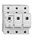 Pojistkový odpínač D02 ARROW S,  3-pólový, 20 A