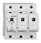 Pojistkový odpínač D02 ARROW S,  3-pólový, 35 A