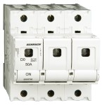 Pojistkový odpínač D02 ARROW S,  3-pólový, 50 A