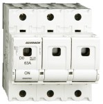 Pojistkový odpínač D02 ARROW S,  3-pólový, 63 A