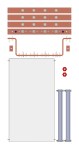 Pole CU HRC, 1250A, 602mm