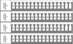 Popisný štítek pro svorky TB a ST, 241-270  (2x)