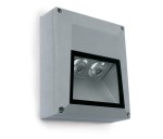 Porter-S LED 2x1W 3000K, IP54, grau