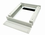 Před/zad panel podstavce pro DS,kabel.vstup,kartáč,š.600mm