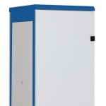 Přední/zadní přídav.dveře, plné plechové, 42U,šířka 800mm