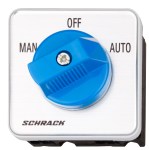 Přepínač 1.pól MAN-0-AUTO, 20A panel