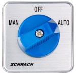 Přepínač 1.pól MAN-0-AUTO, 20A panel