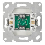 Přístroj audio 2x Cinch s krytkou, bílý