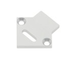 Profile endcap KLE square with cable entry incl. screws