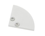 Profile endcap SPL round closed, incl. screws