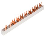 Prop.lišta 1x chránič 4p, 1x jistič 3+N, 2x jistič 1+N, 10TE
