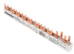 Prop.lišta 1x chránič 4p, 1x jistič 3+N, 2x jistič 1+N, 10TE