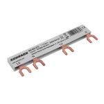 Prop. lišta 2-pólová L2, 1xFI 4-pól, 1xLSFI 1+N, 6TE,10mm²