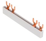 Prop.lišta 2pól, 1x chránič 4p + 1x jistič s chr. 6TE, 10mm²