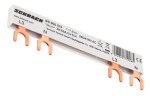 Prop.lišta 2pól, 1x chránič 4p + 1x jistič s chr. 6TE, 10mm²