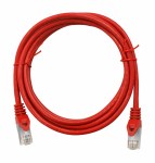 Propojovací kabel Cat.5e STP 2xRJ-45 délka 2m červený