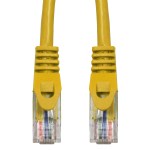 Propojovací kabel Cat.5e UTP 2xRJ-45 délka 0,5m žlutý