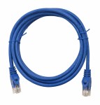 Propojovací kabel Cat.5e UTP 2xRJ-45 délka 5m modrý