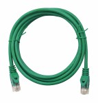 Propojovací kabel Cat.6 UTP 2xRJ-45 délka 1m zelený