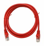 Propojovací kabel Cat.6 UTP 2xRJ-45 délka 2m červený