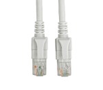Propojovací kabel cat.6 UTP 2xRJ-45 LED 1m šedý