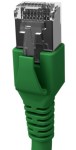 Propojovací kabel Cat.6a STP 2xRJ-45 Flex 0,5m zelený