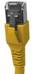 Propojovací kabel Cat.6a STP 2xRJ-45 Flex 0,5m žlutý