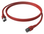 Propojovací kabel Cat.6a STP 2xRJ-45 Flex 10m červený