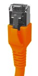 Propojovací kabel Cat.6a STP 2xRJ-45 Flex 10m oranžový