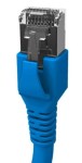 Propojovací kabel Cat.6a STP 2xRJ-45 Flex 1m modrý