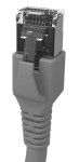 Propojovací kabel Cat.6a STP 2xRJ-45 Flex 1m šedý