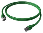 Propojovací kabel Cat.6a STP 2xRJ-45 Flex 2m zelený