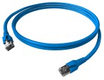 Propojovací kabel Cat.6a STP 2xRJ-45 Flex 3m modrý