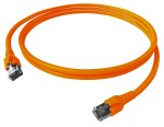 Propojovací kabel Cat.6a STP 2xRJ-45 Flex 3m oranžový